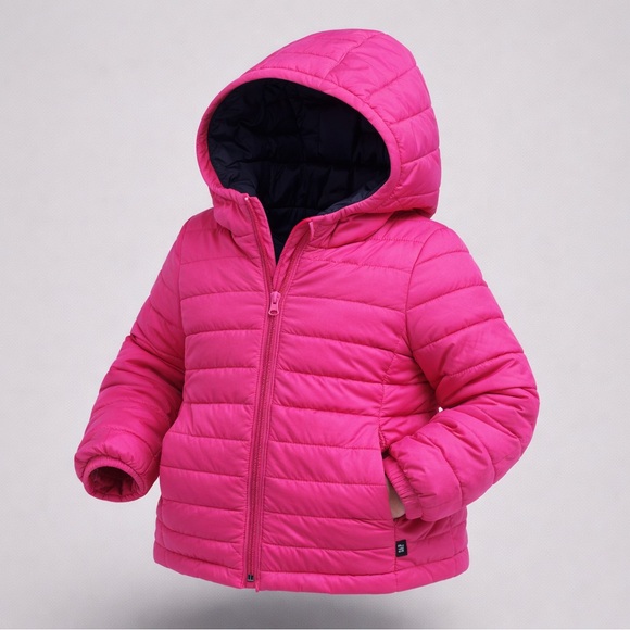 GAP Other - 💖 Baby Gap Pink Puffer Coat – 6–12 Months 💖